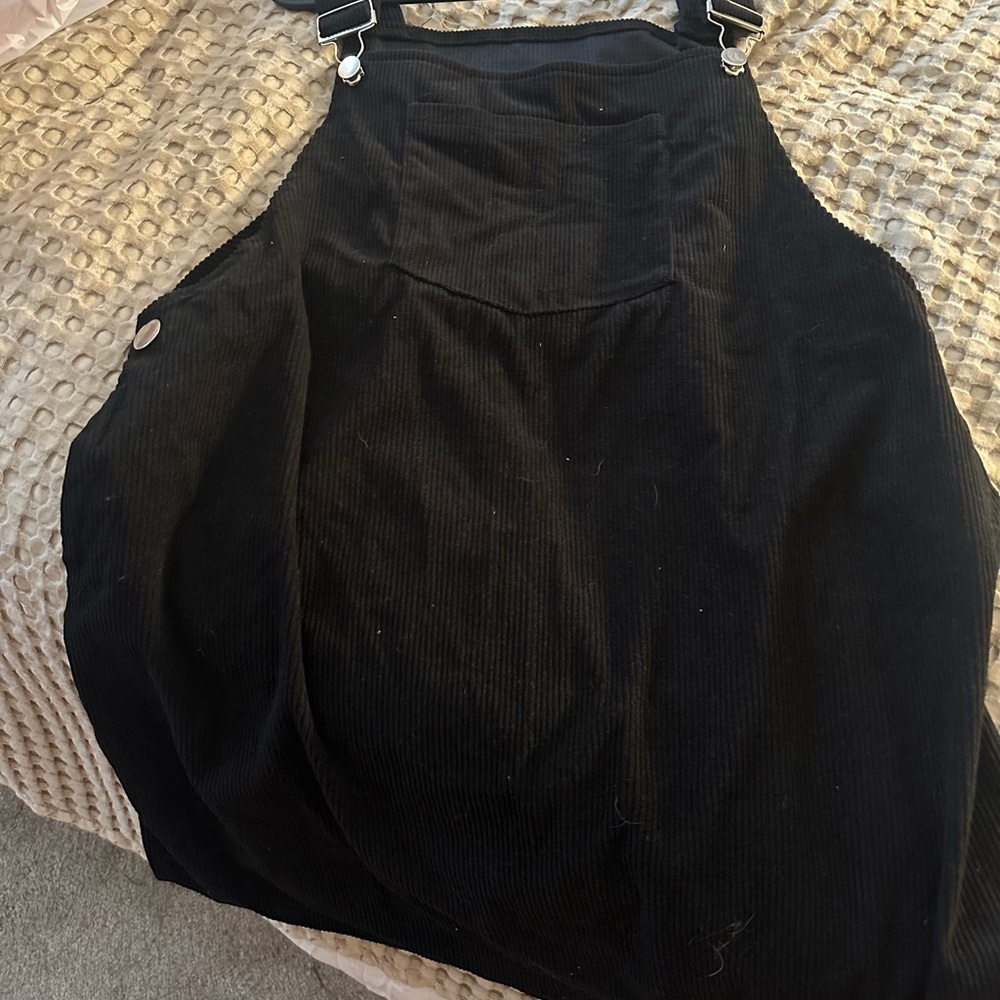 SHEIN Black Corduroy dress